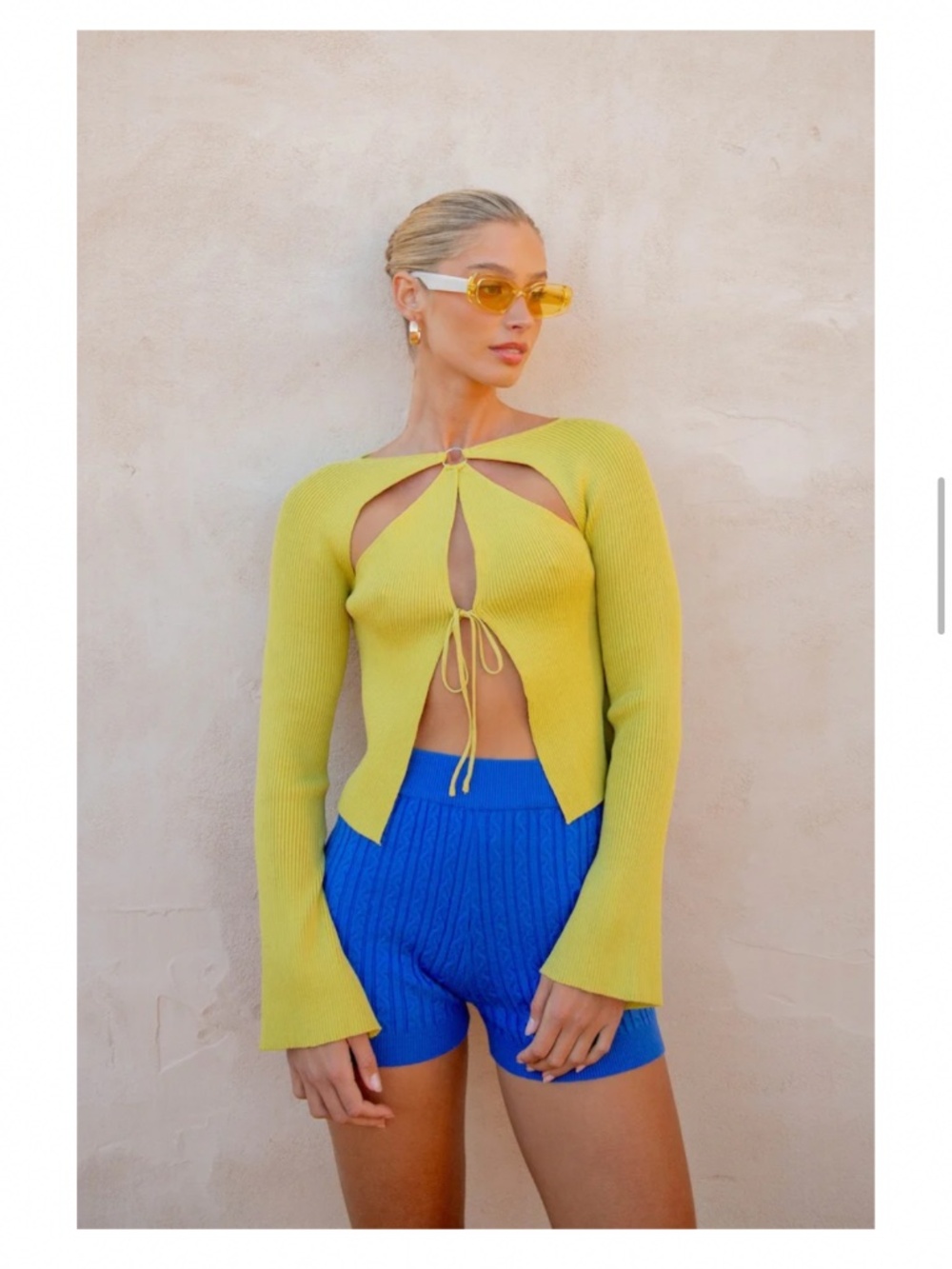 VRG GRL Brooklyn Knit Top (Lime)